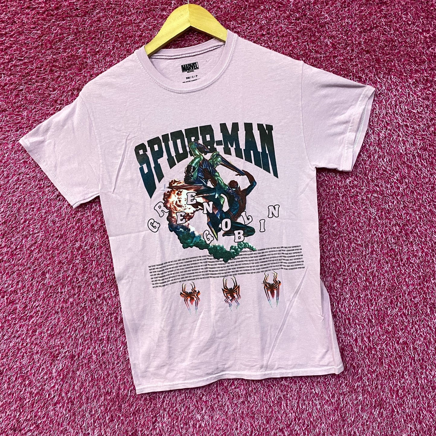 Marvel Spider-Man vs Green Goblin T-shirt Small