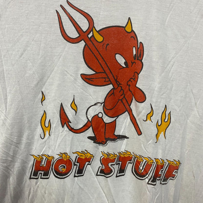 Junk Food Clothing Hot Stuff The Little Devil Vintage Style Women's Tissue Tee Medium