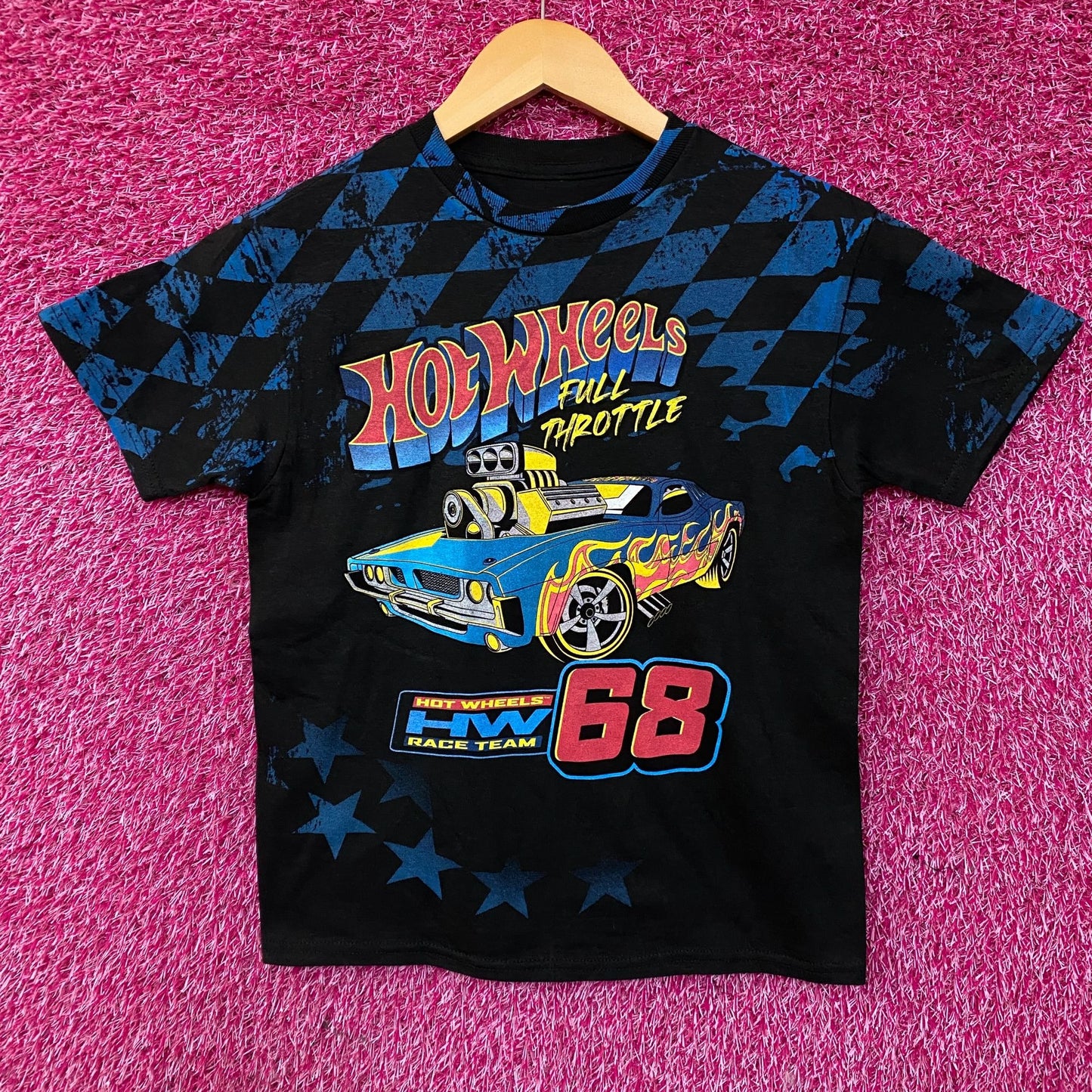 Hot Wheels Full Throttle Race Team Graphic Kids T-Shirt XL