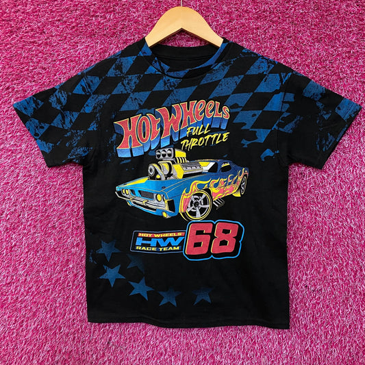 Hot Wheels Full Throttle Race Team Graphic Kids T-Shirt XL
