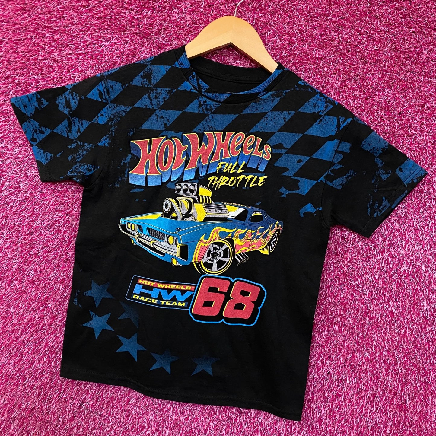 Hot Wheels Full Throttle Race Team Graphic Kids T-Shirt XL