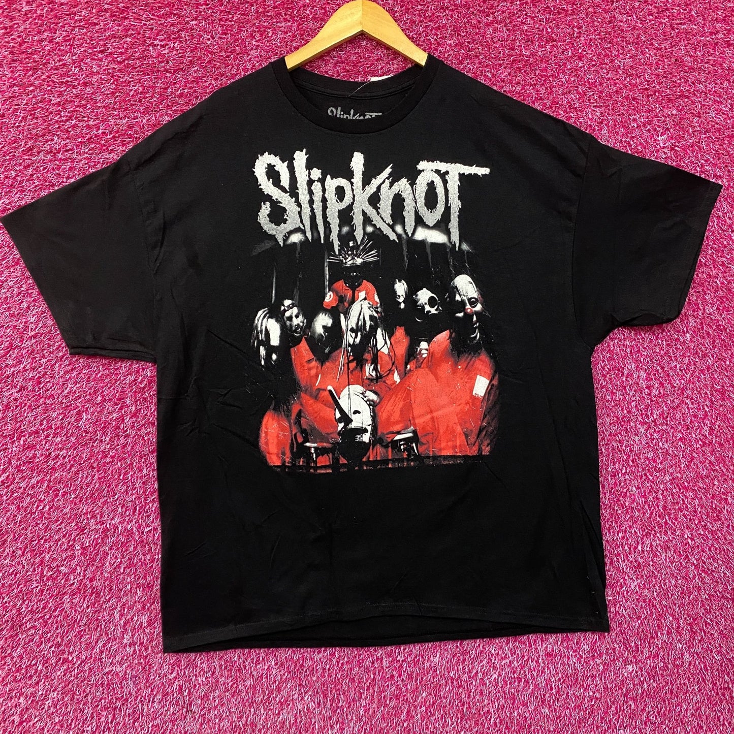 Slipknot Heavy Metal Band Self-Titled Album Cover Art T-Shirt 2XL