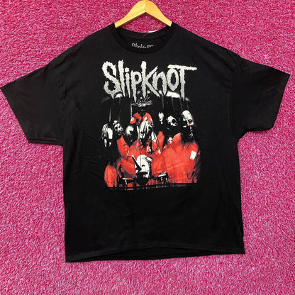 Slipknot Heavy Metal Band Self-Titled Album Cover Art T-Shirt 2XL