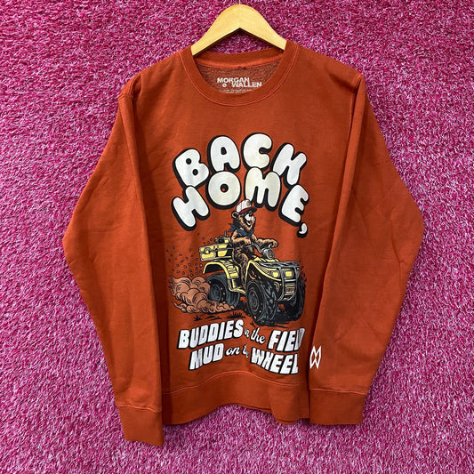 Morgan Wallen Buddies in the Field Crewneck Sweatshirt Small