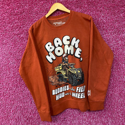 Morgan Wallen Buddies in the Field Crewneck Sweatshirt Small