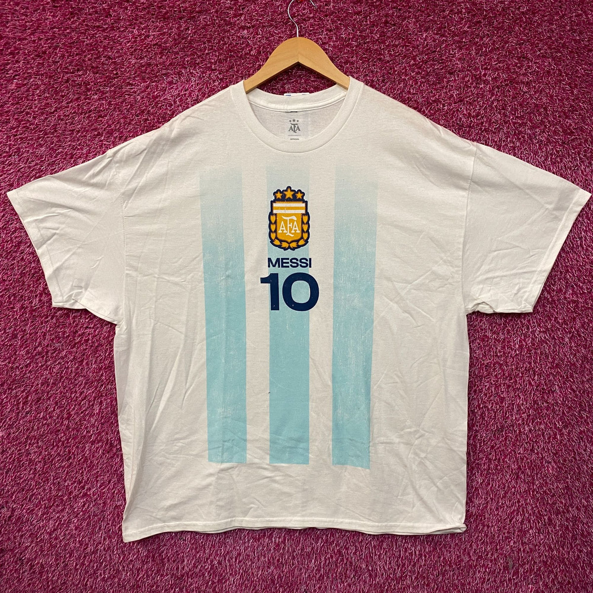 Adidas Argentina #10 Lionel Messi Graphic T-Shirt 2XL