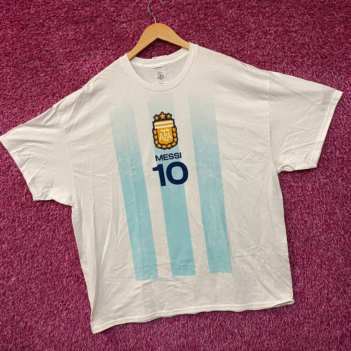 Adidas Argentina #10 Lionel Messi Graphic T-Shirt 2XL