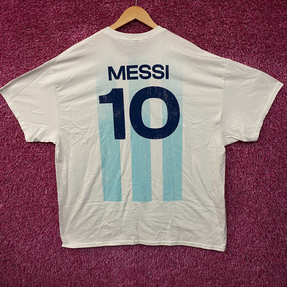 Adidas Argentina #10 Lionel Messi Graphic T-Shirt 2XL