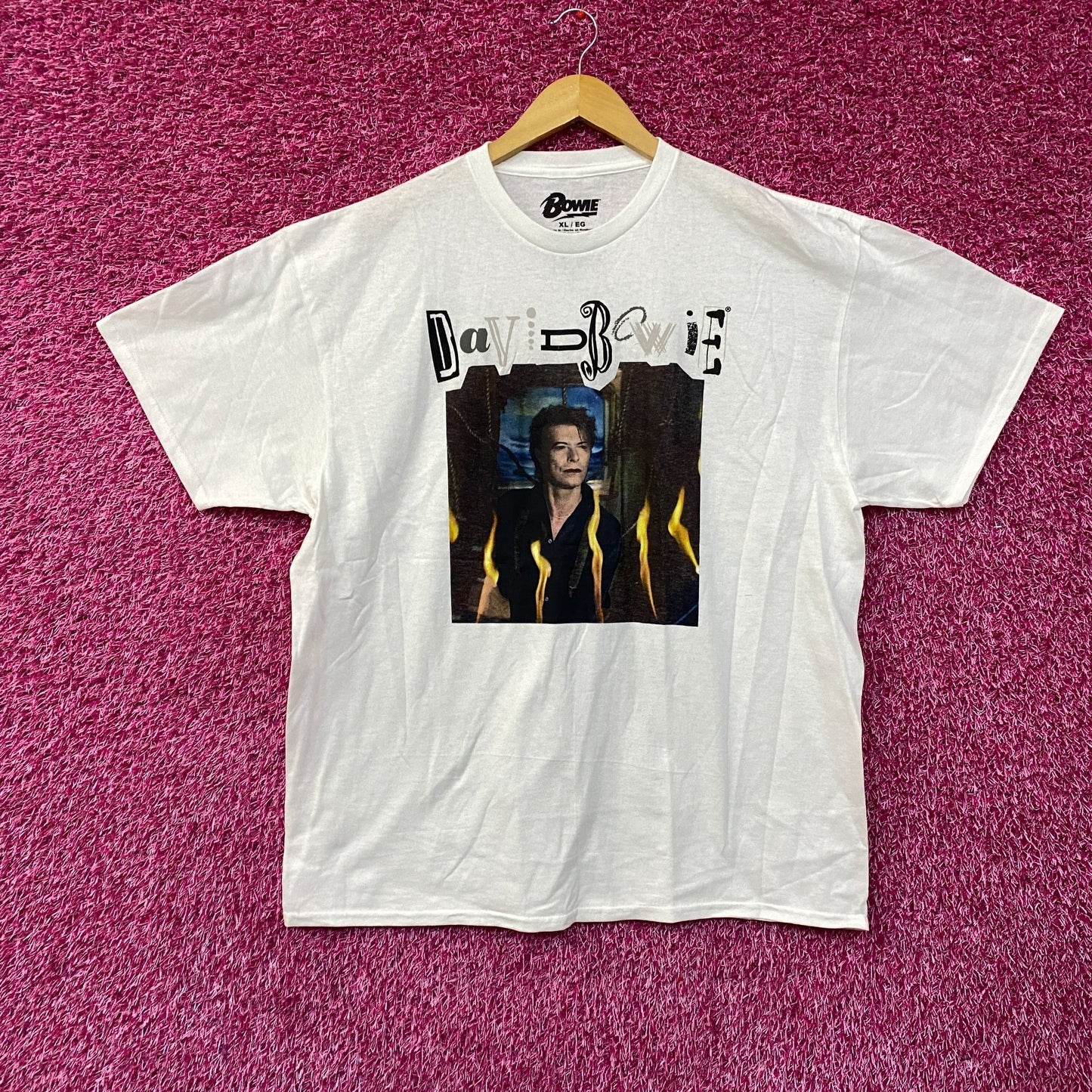 David Bowie Retro Graphic T-Shirt Size XL