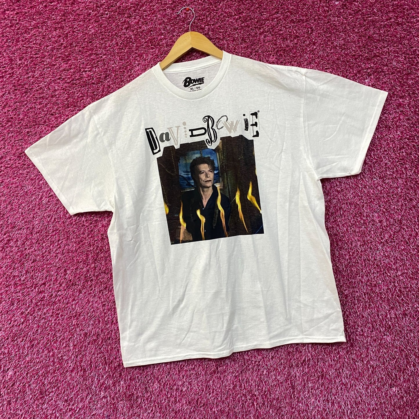David Bowie Retro Graphic T-Shirt Size XL