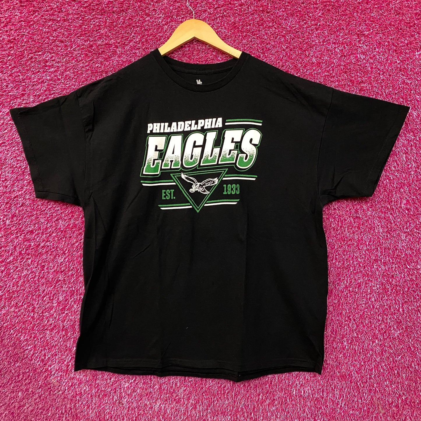 NFL Junk Food Philadelphia Eagles Black Tshirt size XL