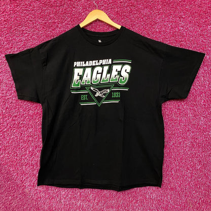 NFL Junk Food Philadelphia Eagles Black Tshirt size XL