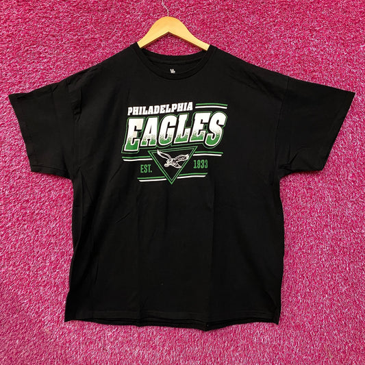 NFL Junk Food Philadelphia Eagles Black Tshirt size XL