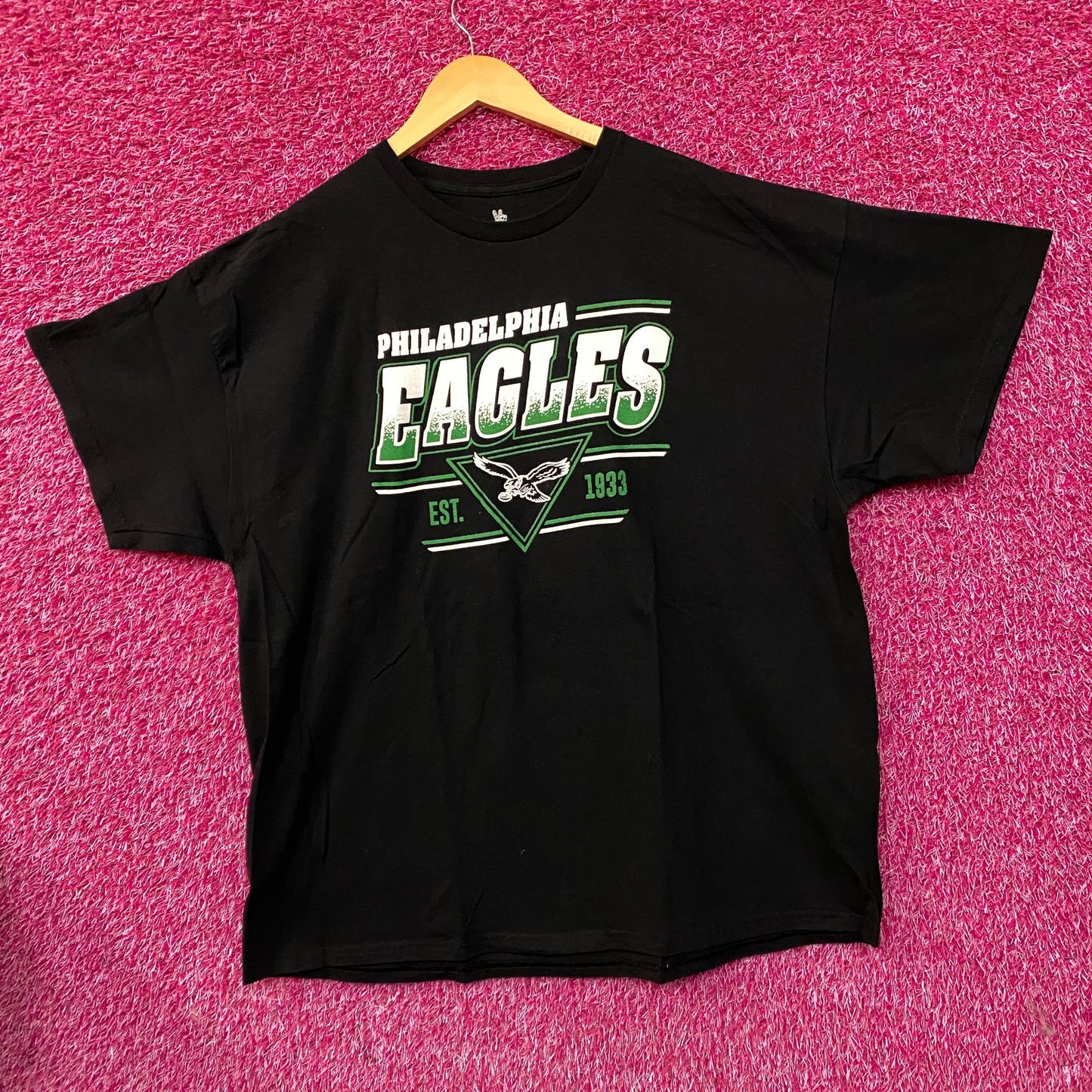 NFL Junk Food Philadelphia Eagles Black Tshirt size XL