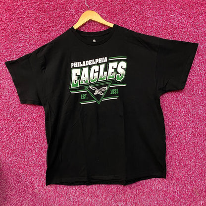 NFL Junk Food Philadelphia Eagles Black Tshirt size XL