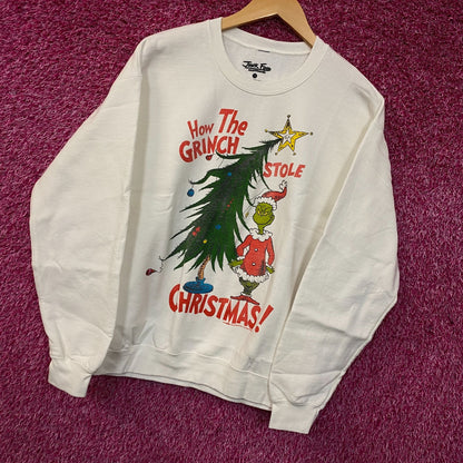Junk Food Clothing How the Grinch Stole Christmas Flea Market Sweatshirt Small