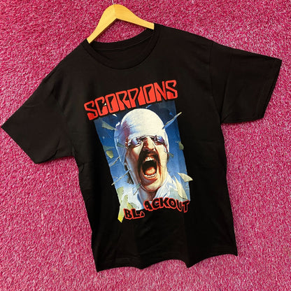 Scorpions Blackout Album Cover Heavy Metal Band T-Shirt Large