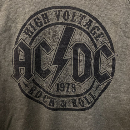 AC/DC High Voltage 1975 Rock & Roll Metal Band Crewneck L
