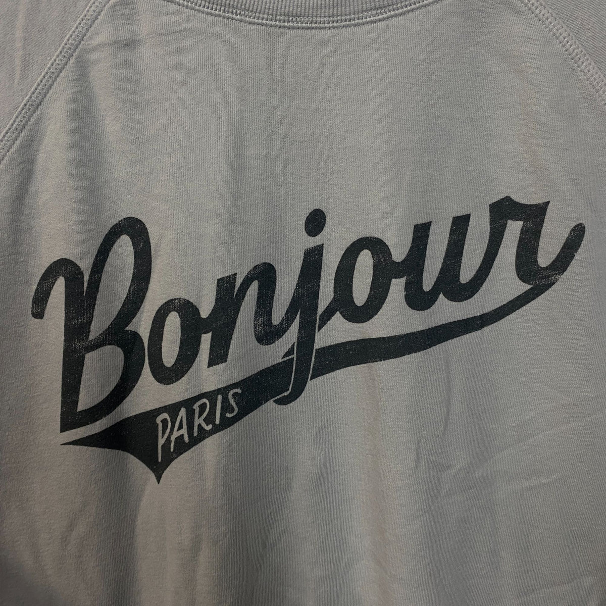 Junk Food Clothing Bonjour Paris Crewneck Sweatshirt Medium