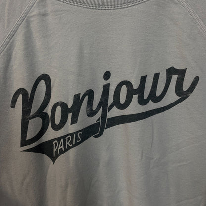 Junk Food Clothing Bonjour Paris Crewneck Sweatshirt Medium