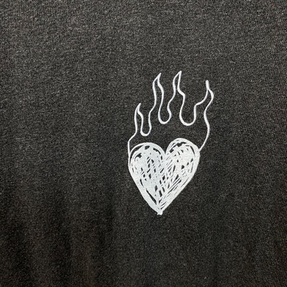 Junk Food Clothing Women's Burning Love Original Vintage Style Tee XS