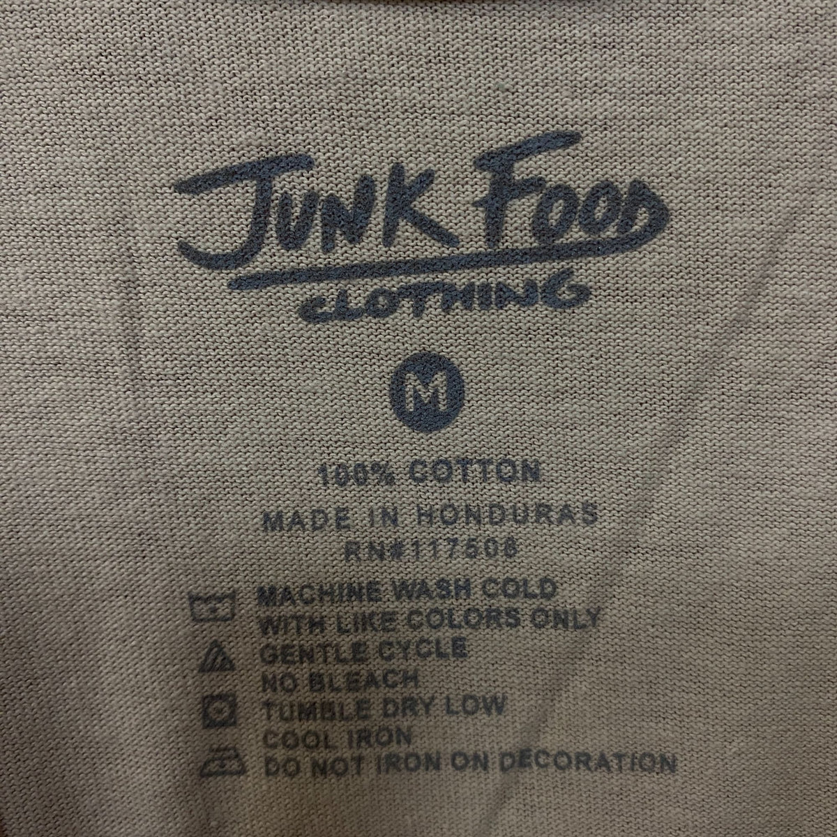 Junk Food Everyday is Like a Rodeo Graphic T-Shirt Medium
