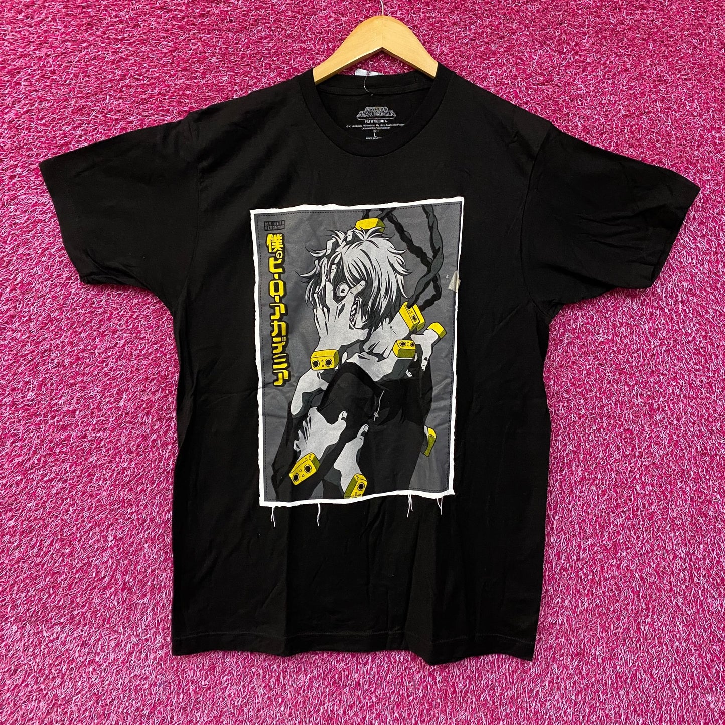 My Hero Academia Boku No Academia Tomura Shigaraki Anime T-Shirt Large
