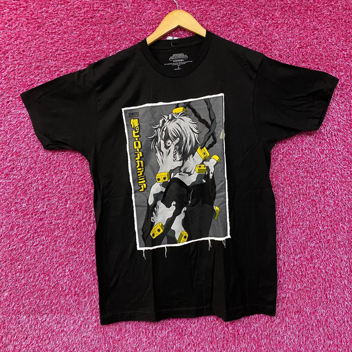 My Hero Academia Boku No Academia Tomura Shigaraki Anime T-Shirt Large
