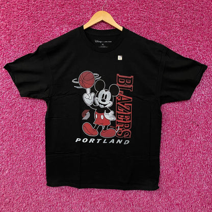 Junk Food Disney x NBA "Vintage Mickey Baller" Portland Trail Blazers T-Shirt XL