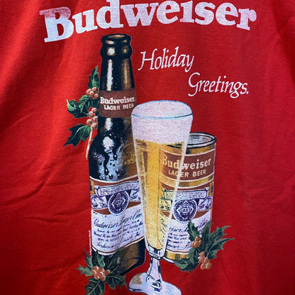Budweiser Holiday Greetings Crewneck size XL