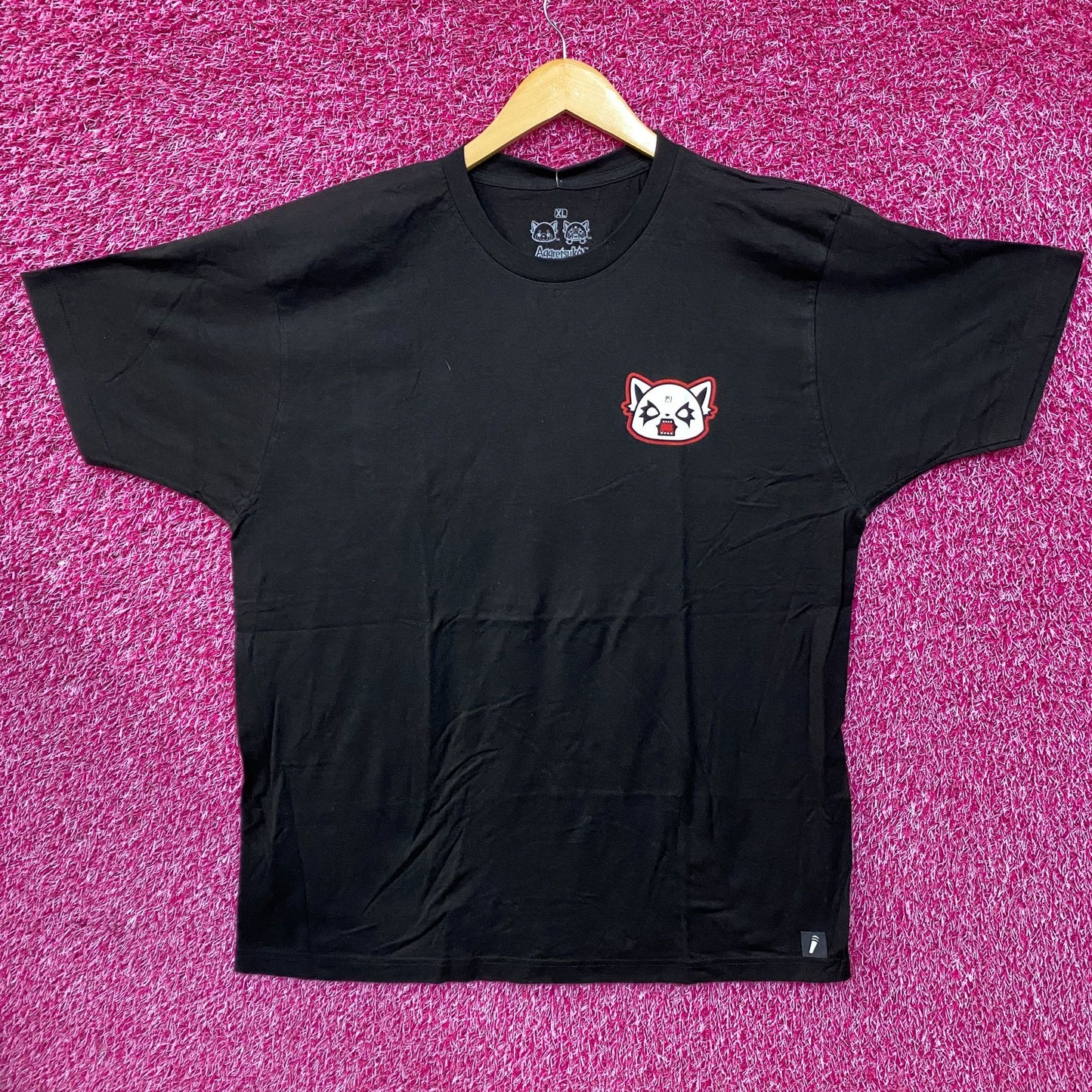 Aggretsuko Retsuko Metal Hard Rock T-Shirt XL