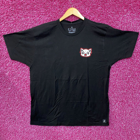 Aggretsuko Retsuko Metal Hard Rock T-Shirt XL