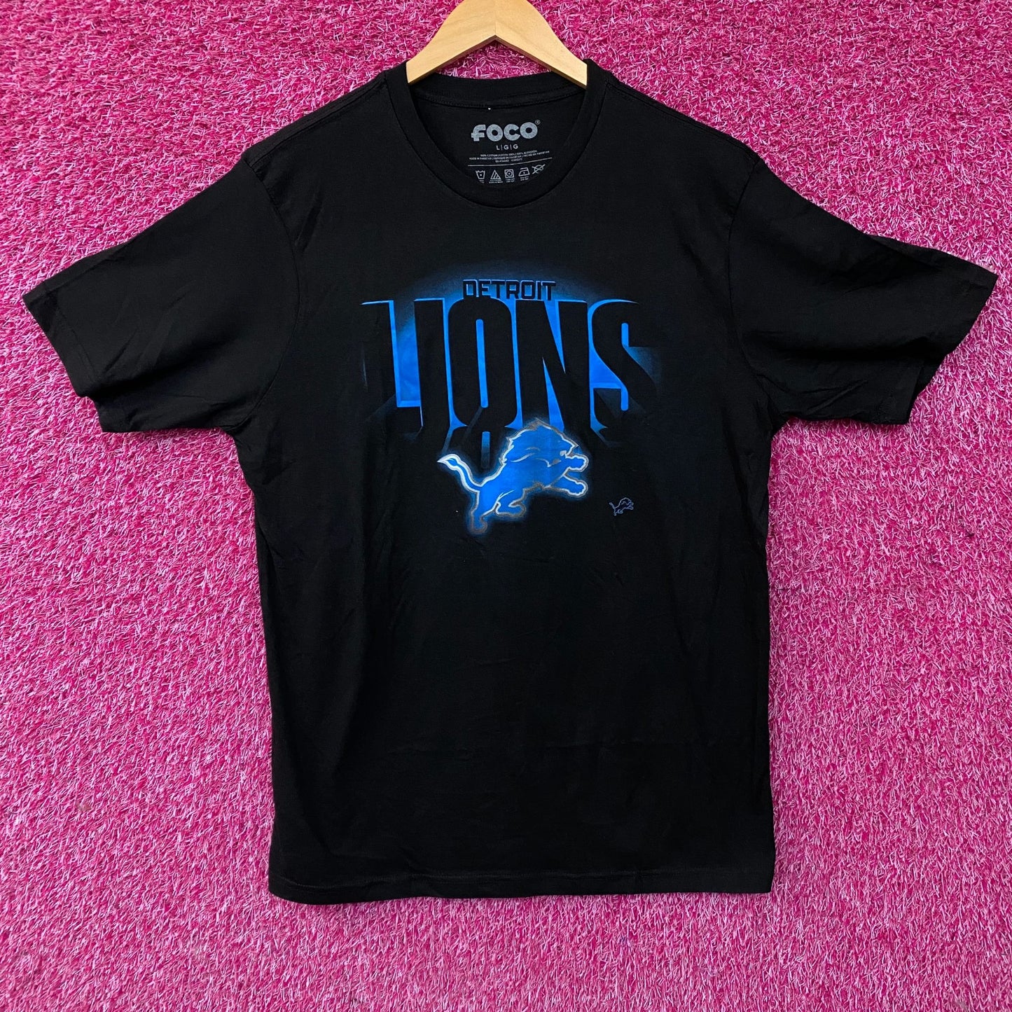 FOCO NFL Detroit Lions Team Logo Graphic T-Shirt Large