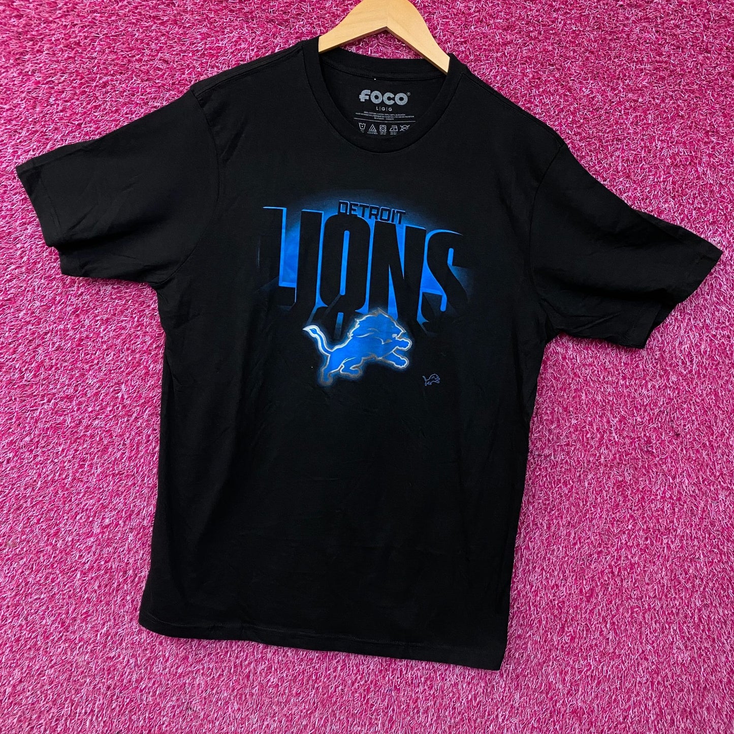 FOCO NFL Detroit Lions Team Logo Graphic T-Shirt Large