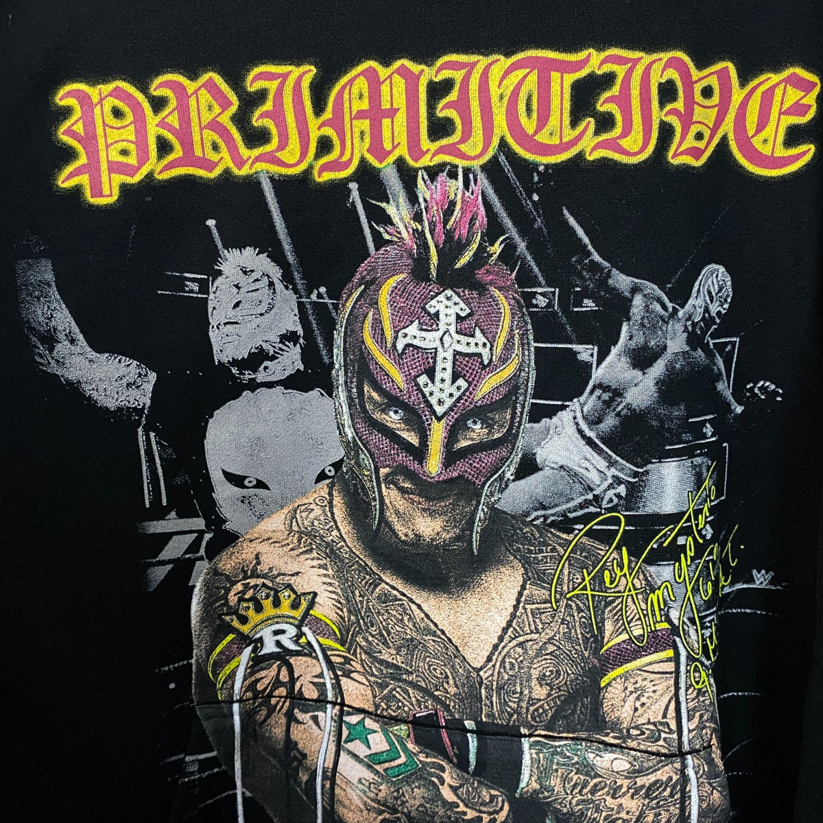 Primitive x WWE "Rey Mysterio" Pullover Hoodie Size 2XL