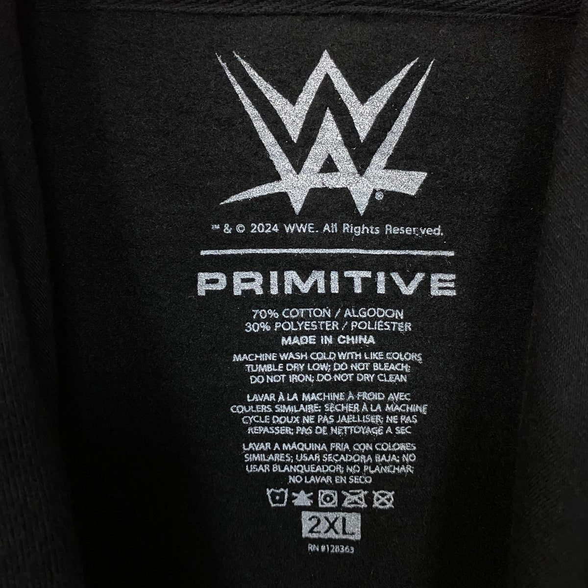 Primitive x WWE "Rey Mysterio" Pullover Hoodie Size 2XL