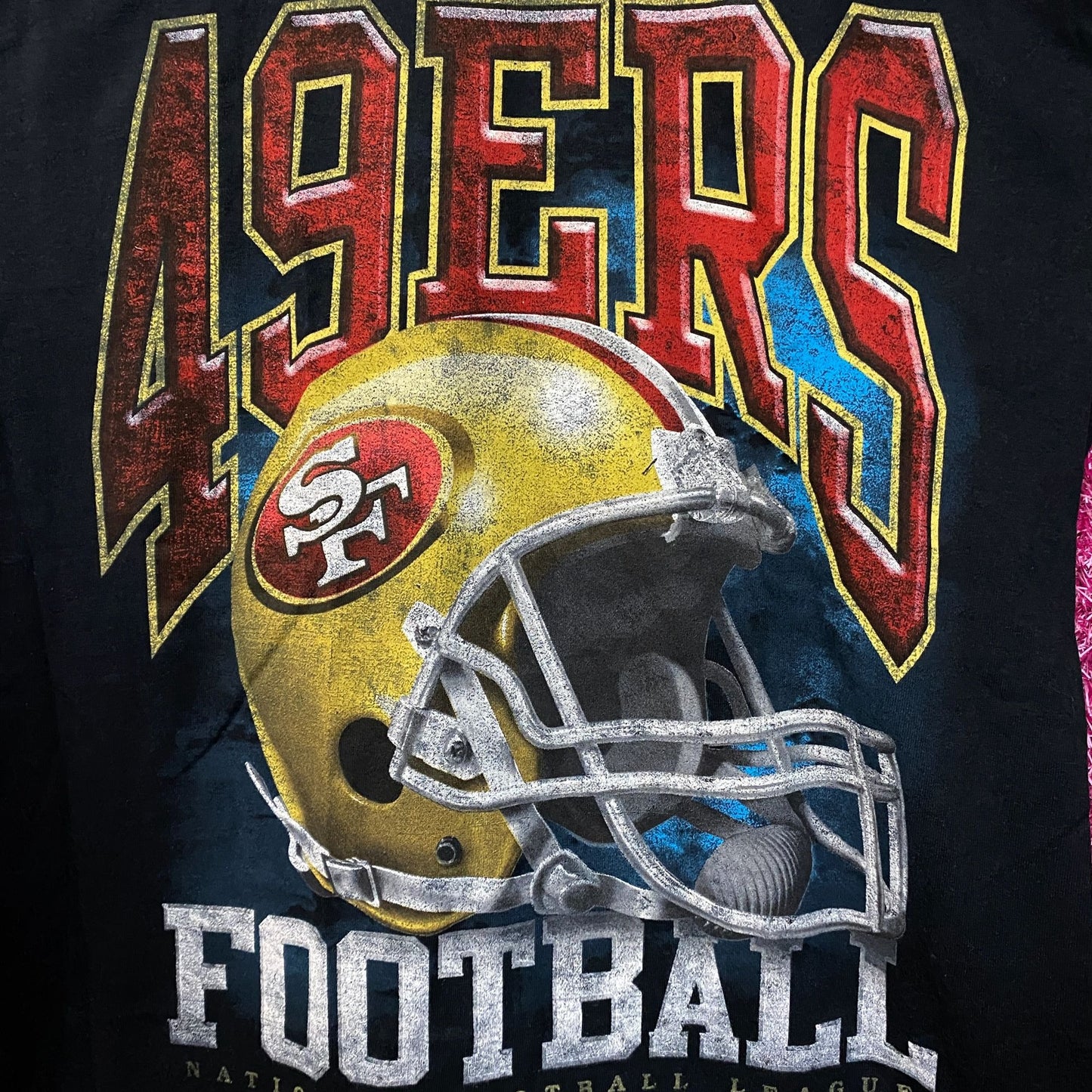 NFL San Francisco 49ers Vintage Style Football T-Shirt Medium