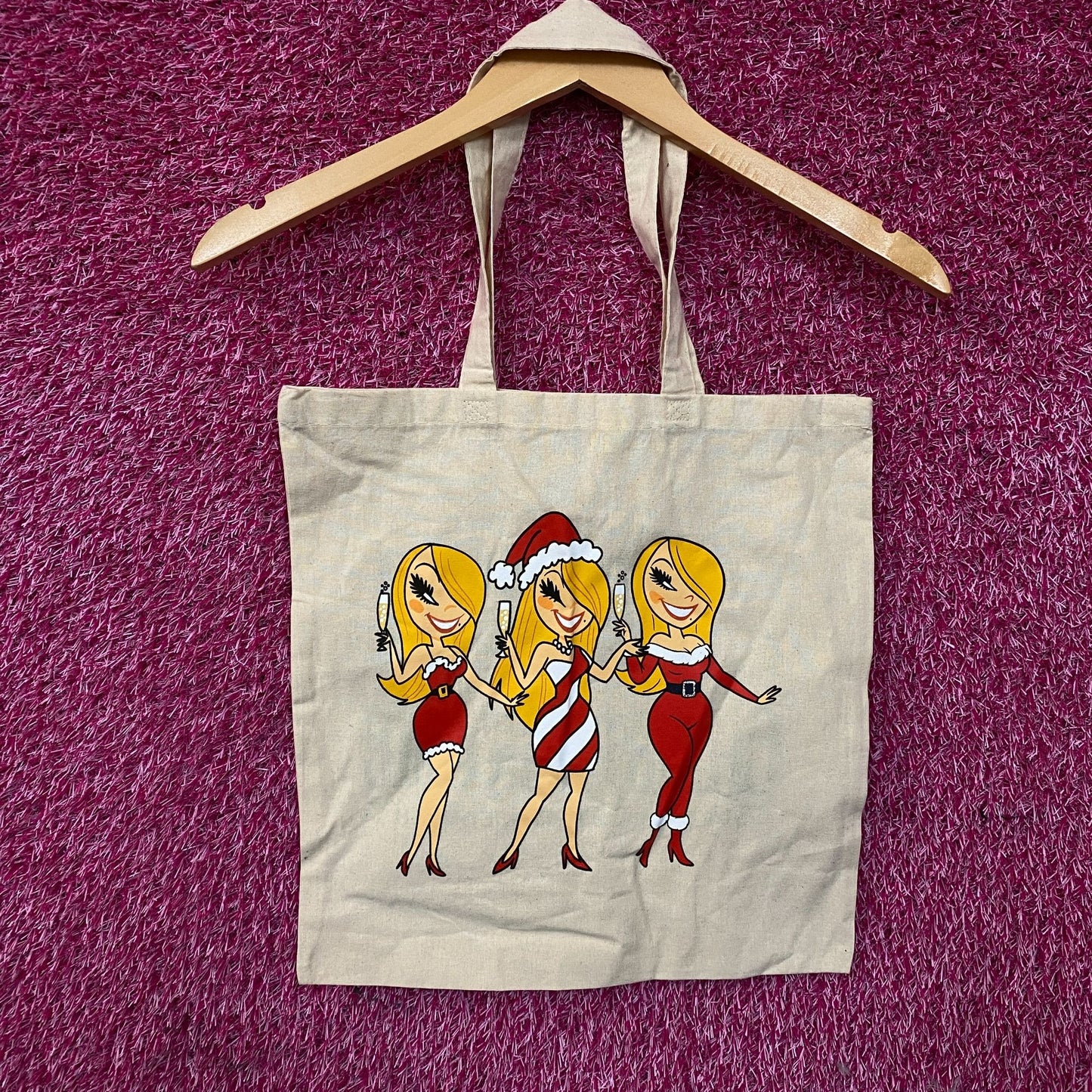 Mariah Carey's Christmas Time! Candy Cane Tote Bag