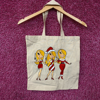 Mariah Carey's Christmas Time! Candy Cane Tote Bag
