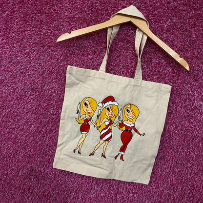 Mariah Carey's Christmas Time! Candy Cane Tote Bag