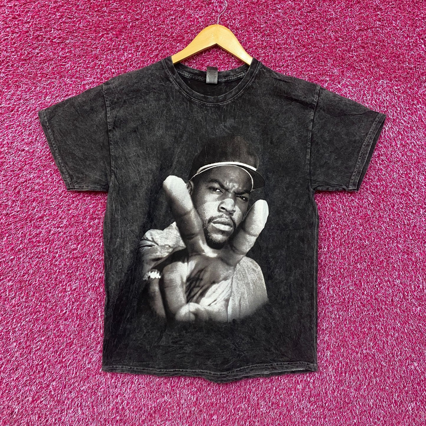 Ice Cube It Was A Good Day Acid Wash T-Shirt Large