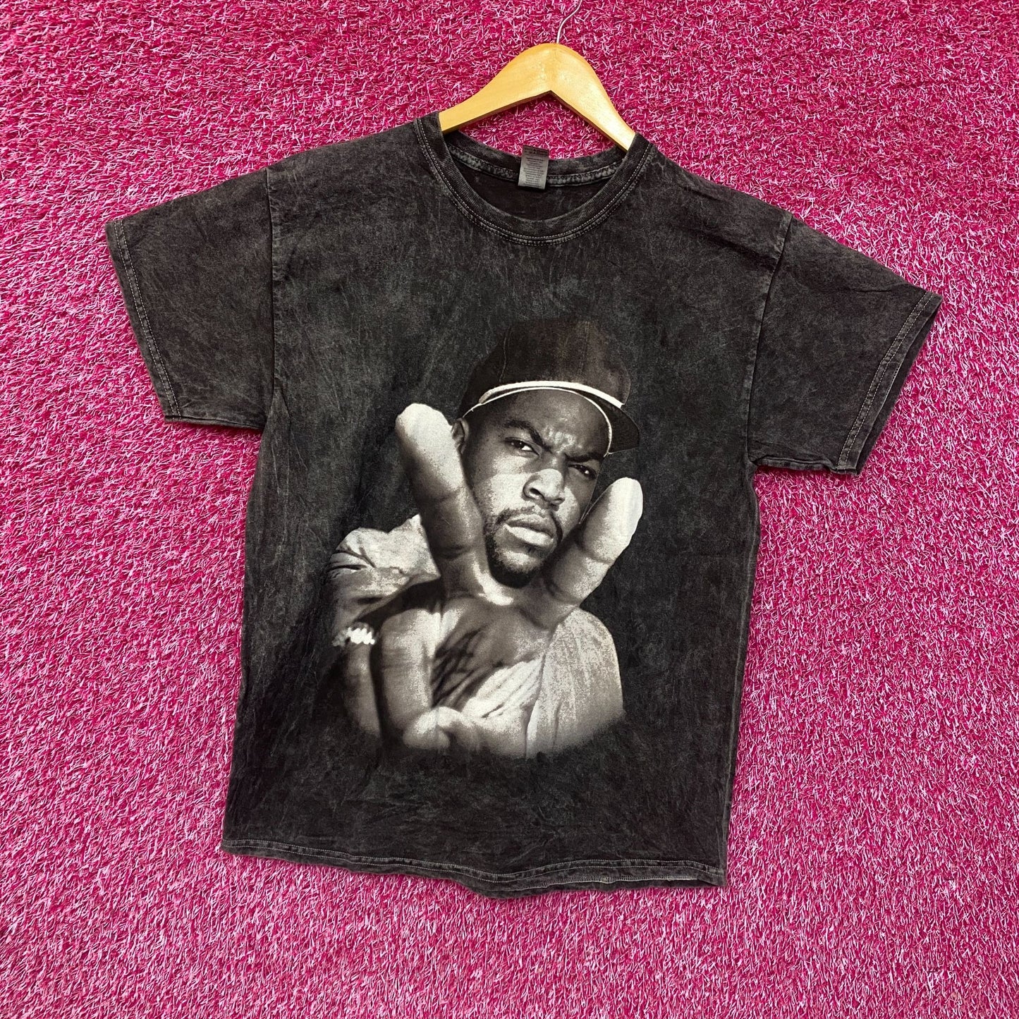 Ice Cube It Was A Good Day Acid Wash T-Shirt Large