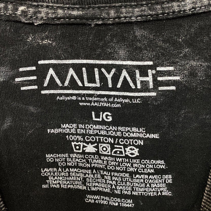 Aaliyah Princess Of RnB mineral Wash Tshirt size Large