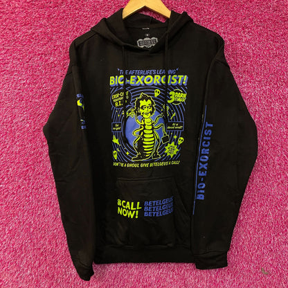 Beetlejuice!Bio- Exorcist Poster hoodie size Medium