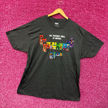 Marvel Avengers Periodic Table T-shirt size 2XL