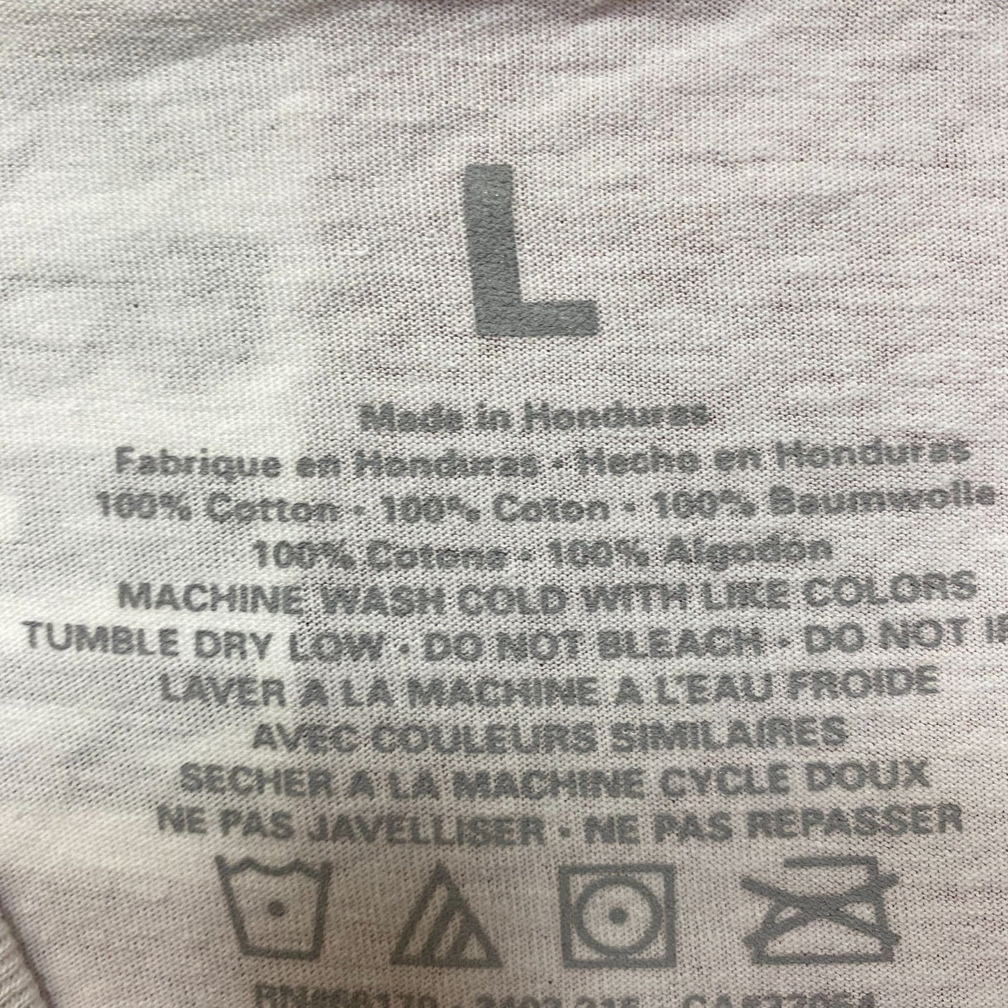 Pink Floyd The wall White Long Sleeve Crop Top size Large