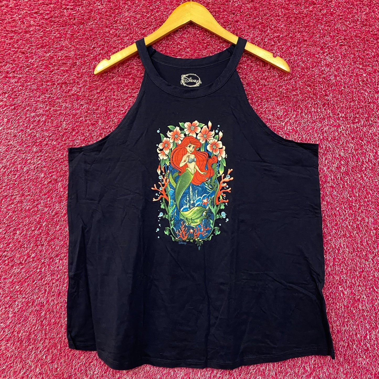 Disney Ariel Flowers Tank Top size XL