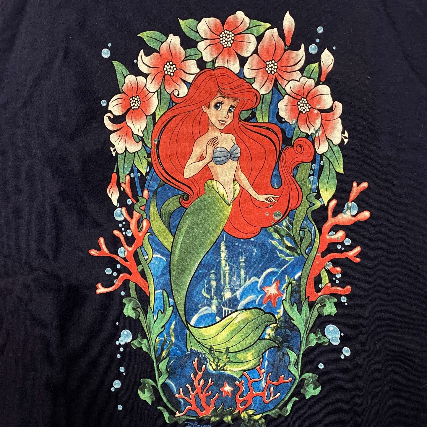 Disney Ariel Flowers Tank Top size XL