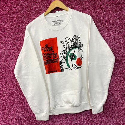 Keith Haring The Paris Review Crew Neck Sweatshirt size Medium