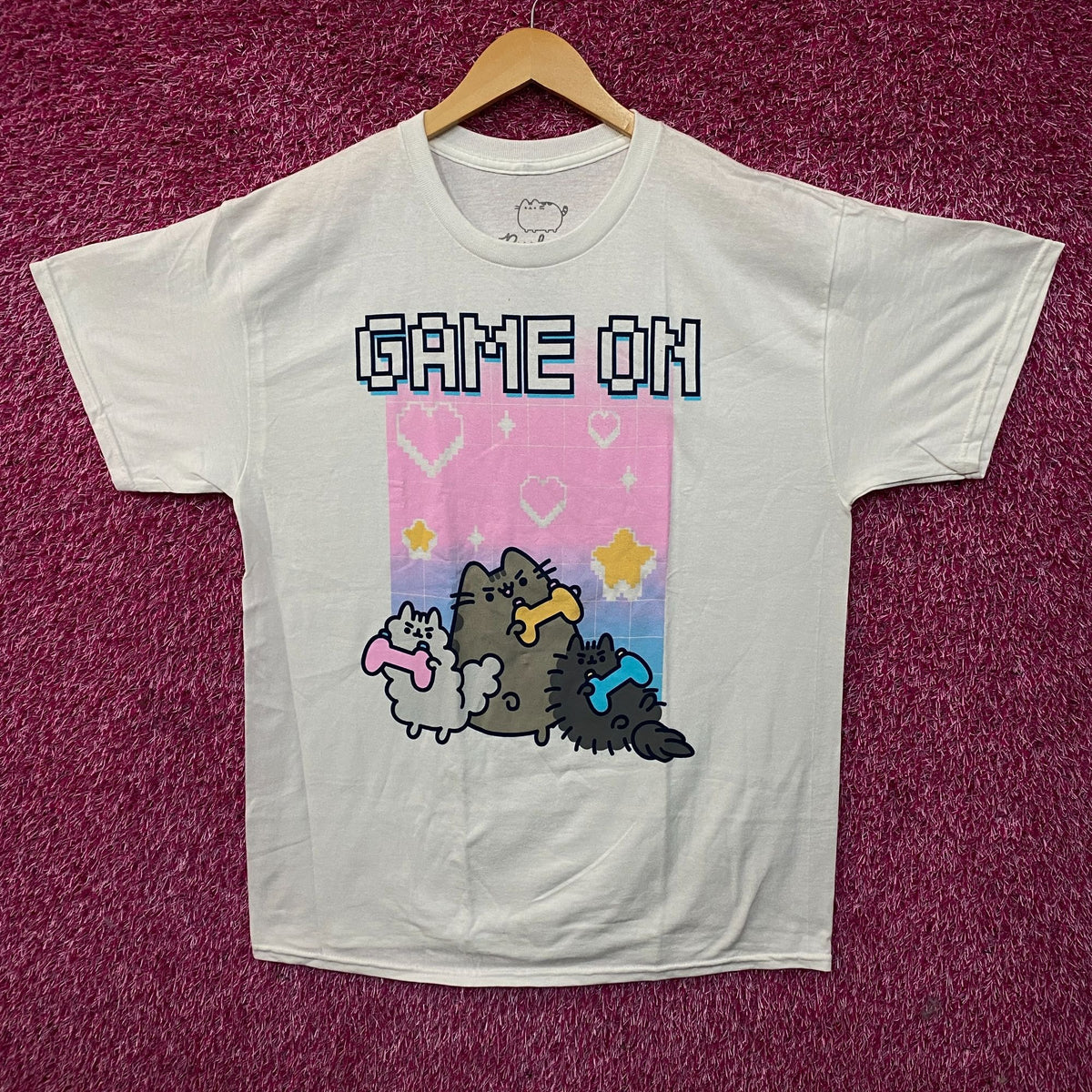 Pusheen "Game On" Graphic T-Shirt Large